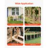 Wooden Garden Stakes, 25 Pcs 36 x 0.5 x1.5 in Survey Grading Stakes, Garden Ground Stake with Sharp Point, Fir Wood Plant Support Stake