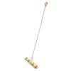 Landscape Rake, 36 inch Wide Head 102 inch Handle, Large Heavy Duty Aluminum Landscaping Leaf Rake Tool, Asphalt Level for Loosening Soil