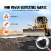 Non Woven Geotextile Fabric Under Gravel, 6x100FT 8OZ Driveway Fabric Landscape Fabric, Heavy Duty Weed Barrier Fabric