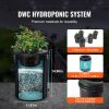RDWC Hydroponics System Recirculating Deep Water Culture 4 Buckets 5 Gal