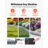 Galvanized Steel Landscape Edging, 50 ft x 6 in Metal Edging for Landscaping with Gloves, Easy-to-Install Bendable Metal Strips