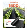 Weed Barrier Fabric Heavy Duty, 6x250FT 5oz Landscape Fabric, Woven Weed Blocker Fabrics, Garden Fabrics Weeds Barrier, Weeds Control Ground Cover