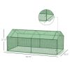 71" x 36" x 28" Mini Greenhouse Portable Hot House for Plants with Large Zipper Windows for Outdoor, Indoor, Garden, Green