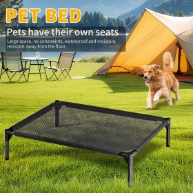 XL-shaped mesh breathable pet bed, removable and washable, dog and cat beds, cool and non slip in spring and summer, lightweight and foldable