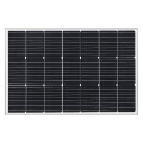 100W Monocrystalline Solar Panel, 23% High-Efficiency Mono PV Module with Stable MC4 Output & Aluminum Frame