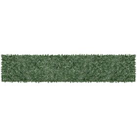 Ivy Privacy Fence, 39 x 198in Artificial Green Wall Screen, Greenery Ivy Fence with Mesh Cloth Backing and Strengthened Joint