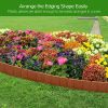20 PCS Cobbled Stone Effect Plastic Garden Lawn Border Edging
