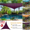 Shade Sail Patio Cover Shade Canopy Camping Sail Awning Sail Sunscreen Shelter Triangle Cover For Kindergarten Playground Outdoor
