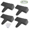 20 PCS Cobbled Stone Effect Plastic Garden Lawn Border Edging