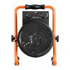 Greenhouse Heater, 1500W Electric Space Heater with Fan & High Heat Modes, IPX4 Protection, 25Â° Adjustable Angle, Overheat Protection, for Grow Tent