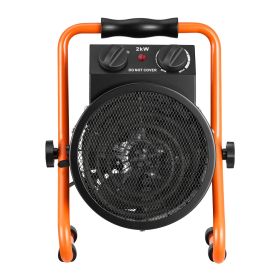 Greenhouse Heater, 1500W Electric Space Heater with Fan & High Heat Modes, IPX4 Protection, 25Â° Adjustable Angle, Overheat Protection, for Grow Tent (Default: Default)