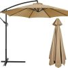 10 FT 8 Rib Umbrella Canopy Replacement Outdoor Market Patio Table Umbrella Strong and Thicck Canopy Cover for Backyard Garden Courtyard Swimming Pool