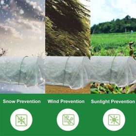 Floating Row Covers Frost Cloth for Freeze Protection, Winter Garden Frost Cover for Plants (size: 0.9oz,6*25ft)