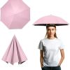Umbrella Hat, Fishing Hat Hands Free Waterproof Adjustable Sun Rain Cap Hat with Elastic Band Fit for Fishing