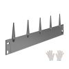 Steel Landscape Edging, 5 Packs 39 x 3 in Rust-Resistant Metal Landscape Edging, Bendable Garden Edging Border, Heavy Duty Lawn Edging