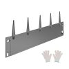 Steel Landscape Edging, 5 Packs 39 x 4 in Rust-Resistant Metal Landscape Edging, Bendable Garden Edging Border, Heavy Duty Lawn Edging