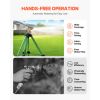 Impact Sprinkler on Tripod Base, Heavy Duty Tripod Sprinklers with Brass Head & 3/4" Connector, 360 Degree Large Area Coverage Irrigation Sprinkler