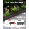 Steel Landscape Edging, 5 Packs 39 x 5 in Rust-Resistant Metal Landscape Edging, Bendable Garden Edging Border, Heavy Duty Lawn Edging