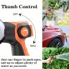 100FT Heavy Duty 304 Stainless Steel Garden Hose with 10-Pattern Spray Nozzle, Flexible Kink-Free Metal Water Hose with Brass Fittings for Lawn, Patio