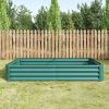 Raised Garden Bed Outdoor, 6Ã—3Ã—1ft , Metal Raised Rectangle Planter Beds for Plants, Vegetables, and Flowers - Green