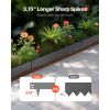 Steel Landscape Edging, 5 Packs 39 x 3 in Rust-Resistant Metal Landscape Edging, Bendable Garden Edging Border, Heavy Duty Lawn Edging