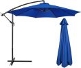 10 FT 8 Rib Umbrella Canopy Replacement Outdoor Market Patio Table Umbrella Strong and Thicck Canopy Cover for Backyard Garden Courtyard Swimming Pool