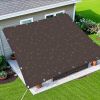 Sun Shade Sail 9'9"x13' Waterproof Shade Cloth Canopy Sunshade Camping Tarps Tent Cover with Grommets for Backyard Yard Deck Patio Pergola Garden Outd