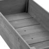 48x24x30in Elevated Raised Garden Bed with Legs, Wooden Planter Box for Outdoor Vegetable Herb Flower Fruit Growing